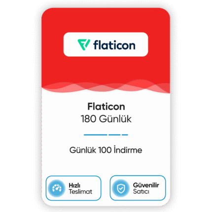 Flaticon – 180 Günlük