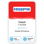 Freepik – 7 Günlük Panel Girişli