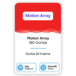 Motion Array – 180 Günlük