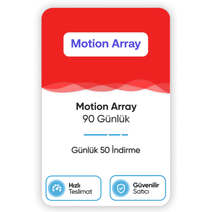 Motion Array – 90 Günlük