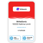 WriteSonic – 4 Haftalık