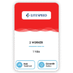 LiteSpeed 2 Worker Lisans VPS – 1 Yıllık