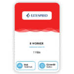 LiteSpeed 8 Worker Lisans VPS – 1 Yıllık