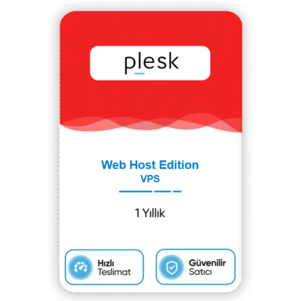 Plesk Panel Web Host Edition VPS – 1 Yıllık